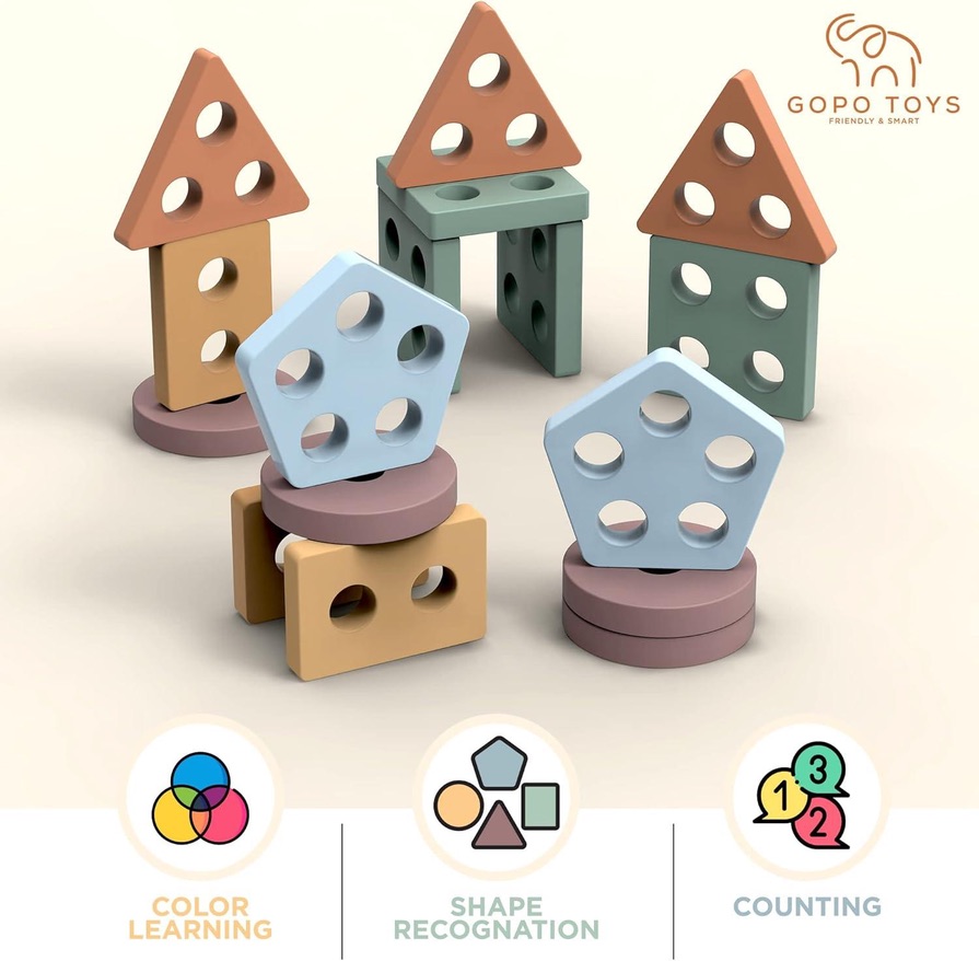 Wooden Stacking Game