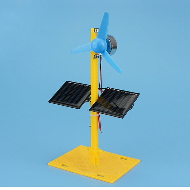 Solar-Powered Fan PVC Model Kit