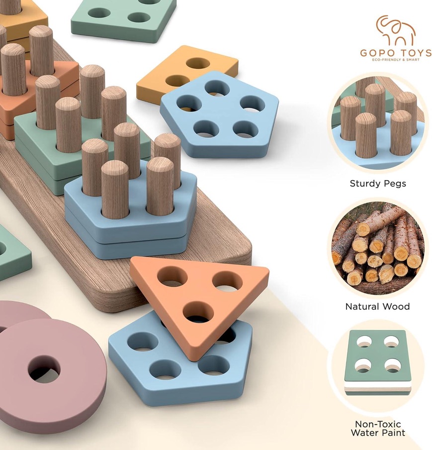 Wooden Stacking Game
