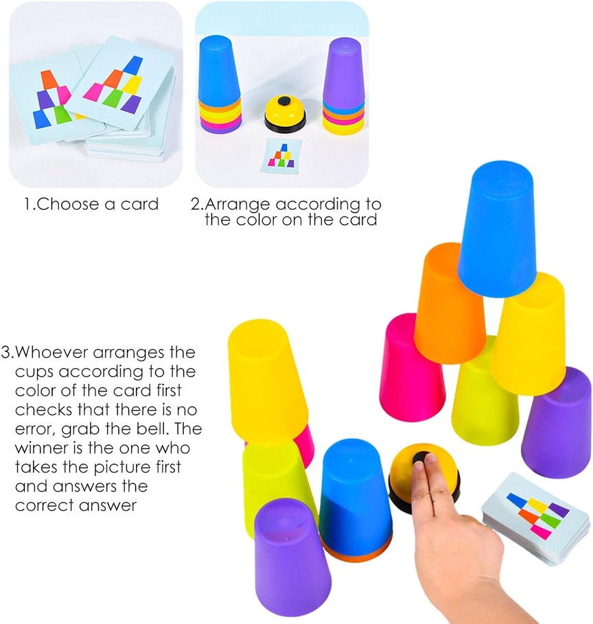 Stacking Cups Game Set
