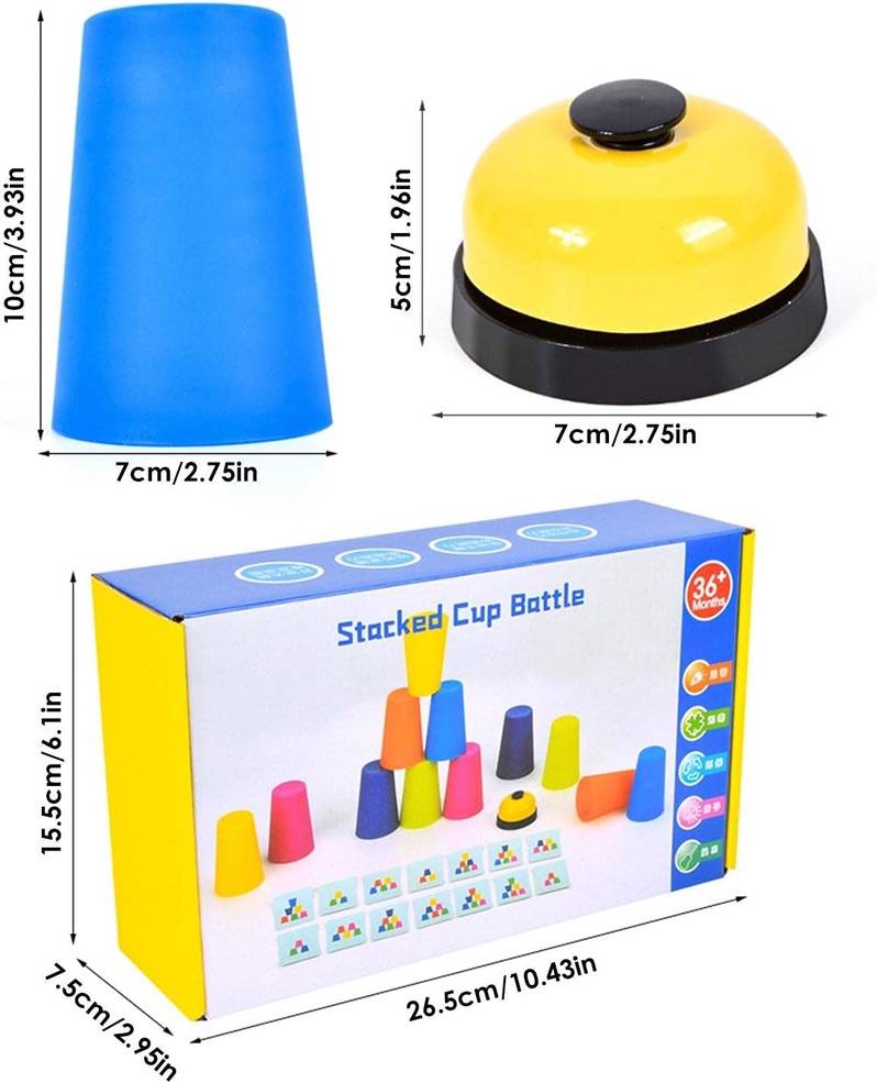 Stacking Cups Game Set