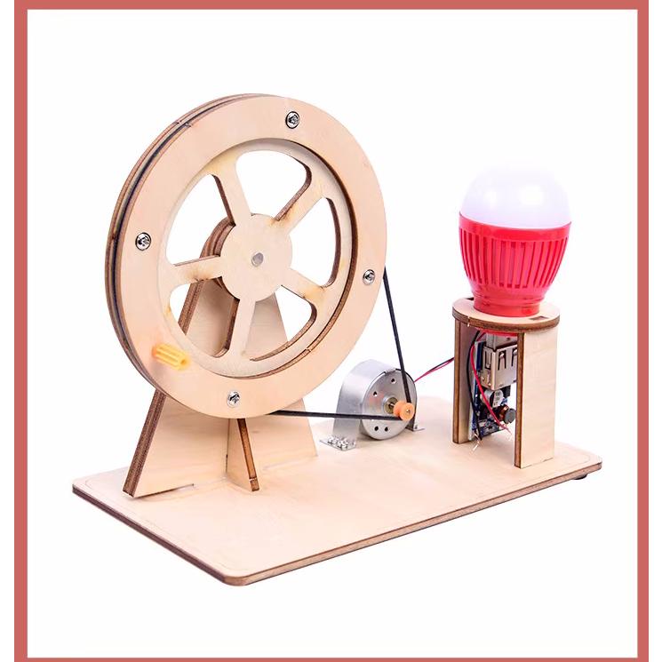 Hand-Power Electric Generator Model Kit