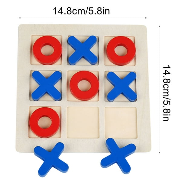 Wooden Tic Tac Toe Game Board