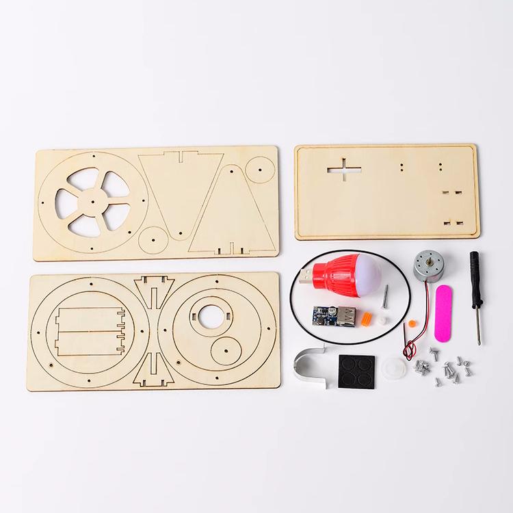 Hand-Power Electric Generator Model Kit