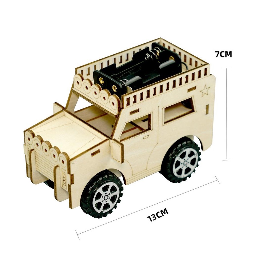 Electric-Power Jeep Model Kit