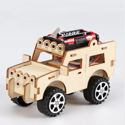 Electric-Power Jeep Model Kit