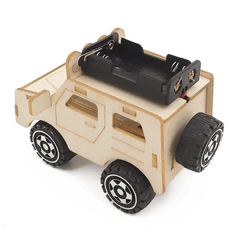 Electric-Power Jeep Model Kit