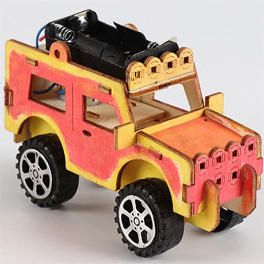 Electric-Power Jeep Model Kit