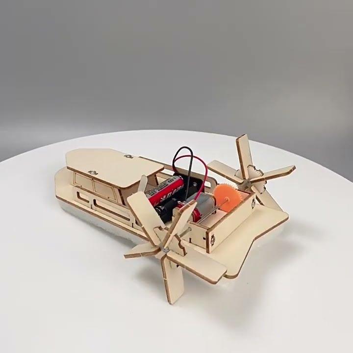 Electric-Power Paddle Boat Model Kit