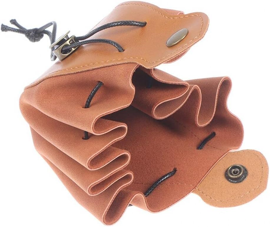 Leather Drawstring Dice Bag